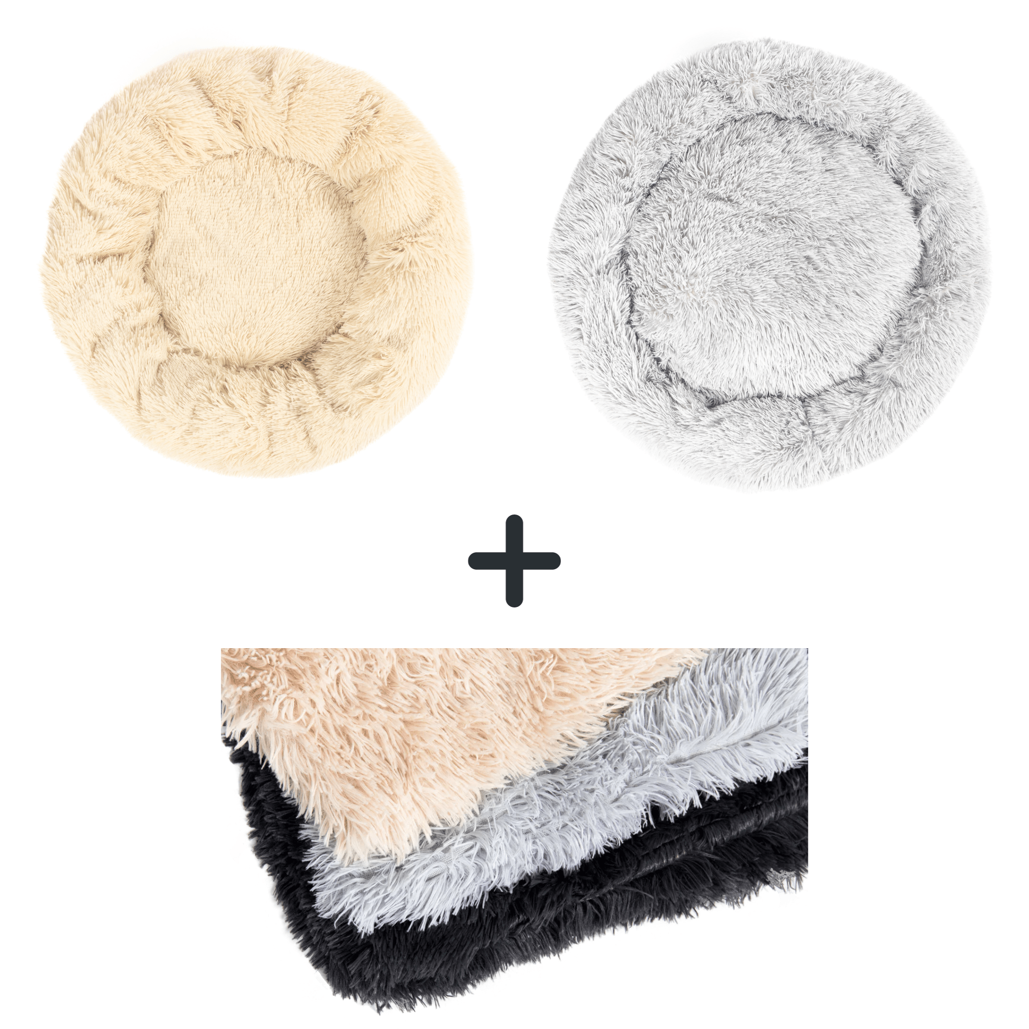 Calming Bed + Matching Blanket Bundle