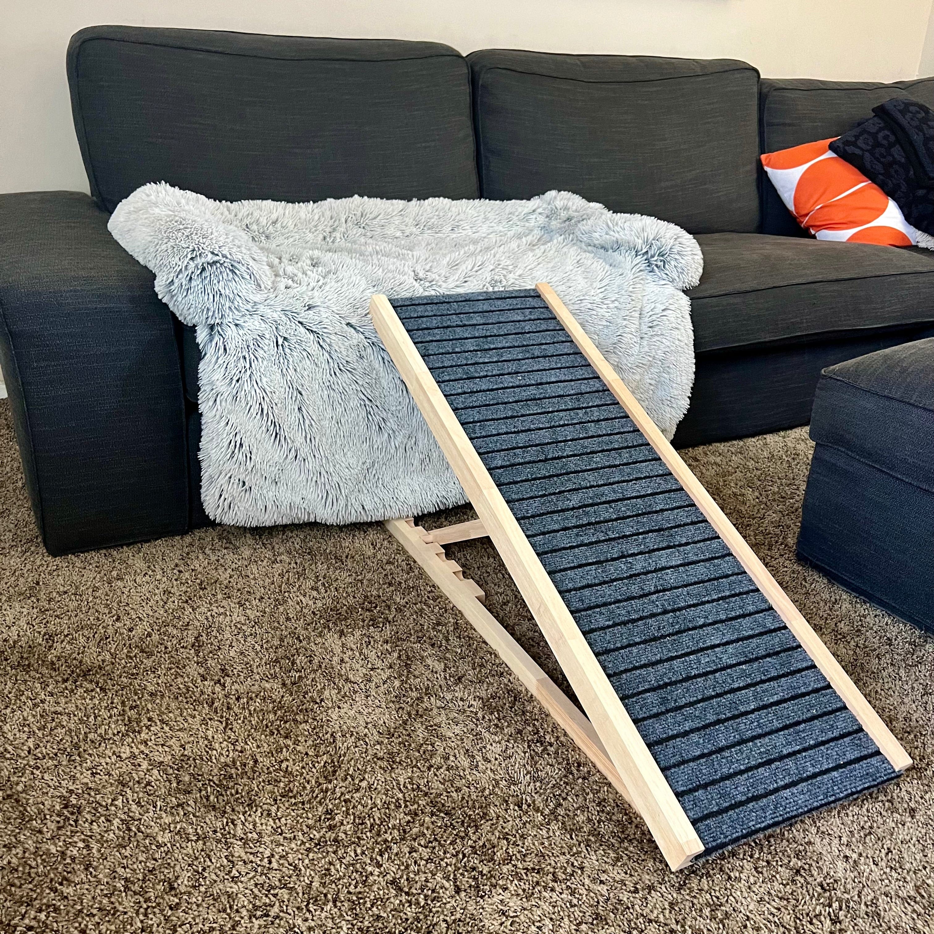 Dog Ramp for Bed & Couch Furniture Adjustable Non-Slip PupRamp PawRamp