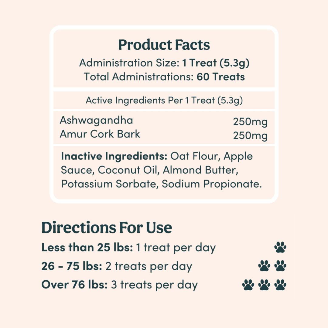 Superfood Calming Dog Treats for Anxiety Anti-Anxiety Dog Chews
