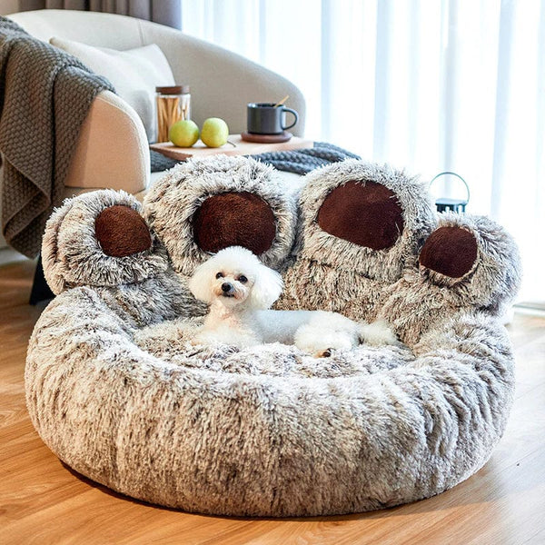 Beer Paw Shaped Pet Nest Slaapbanken voor Kleine Middelgrote Honden Beer Paw Shaped Pet Nest Slaapbanken voor Kleine Middelgrote Honden